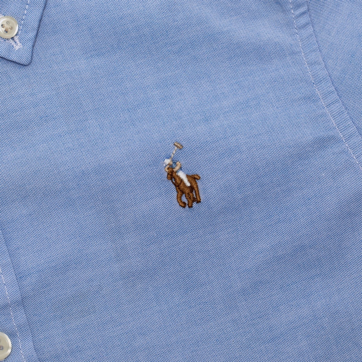 Polo Ralph Lauren 女童短袖襯衫 藍 14