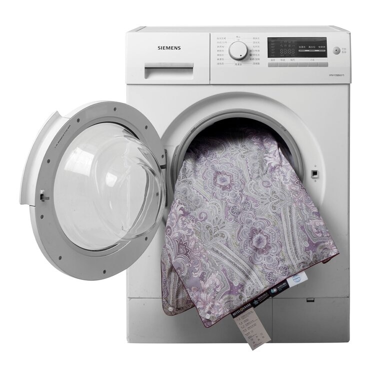 Hotel Grand 雙人白鵝絨可水洗子母被 180公分 X 210公分 紫