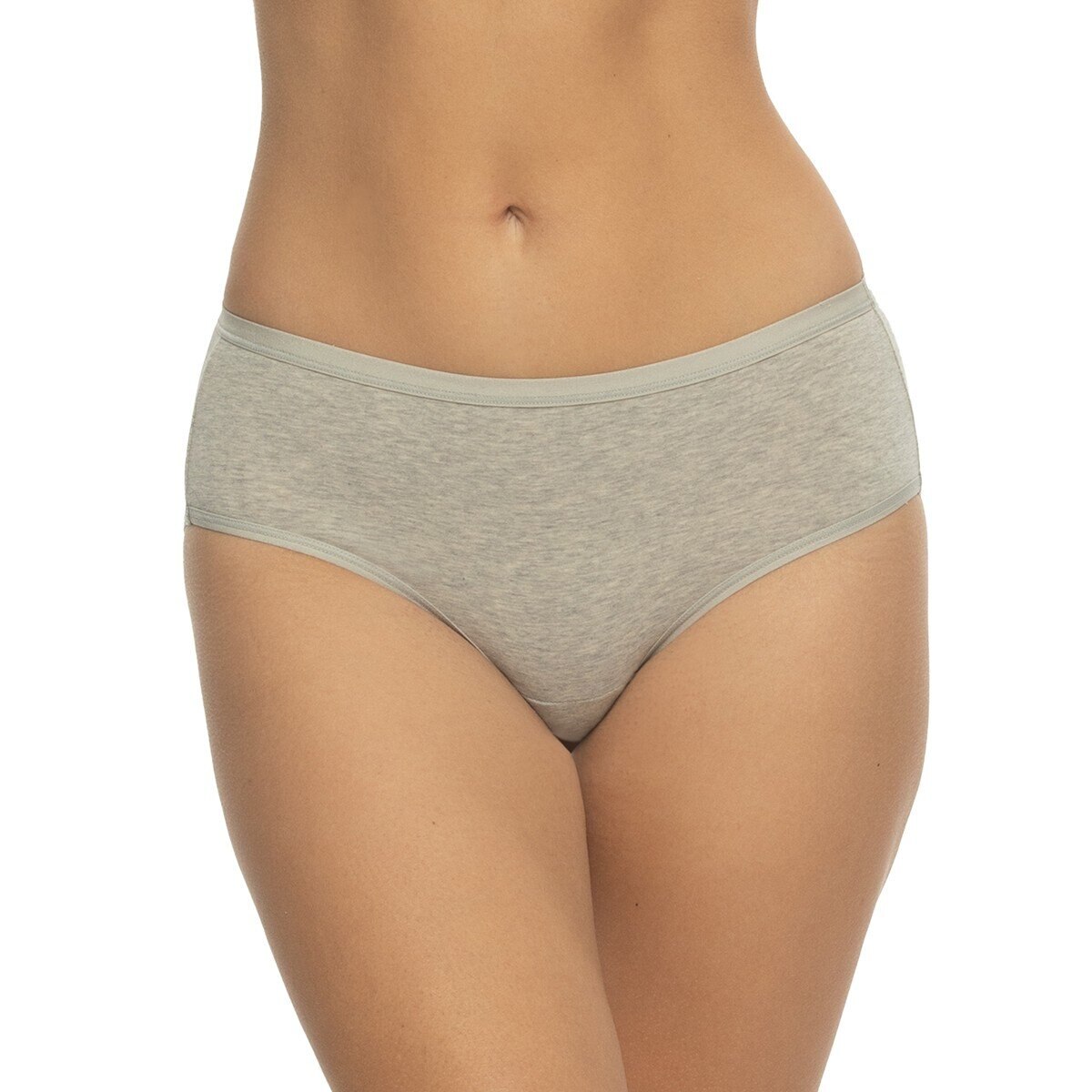 Jezebel 女有機棉內褲 5入組 XL 淺棕+淺橘+淺灰+粉+紫