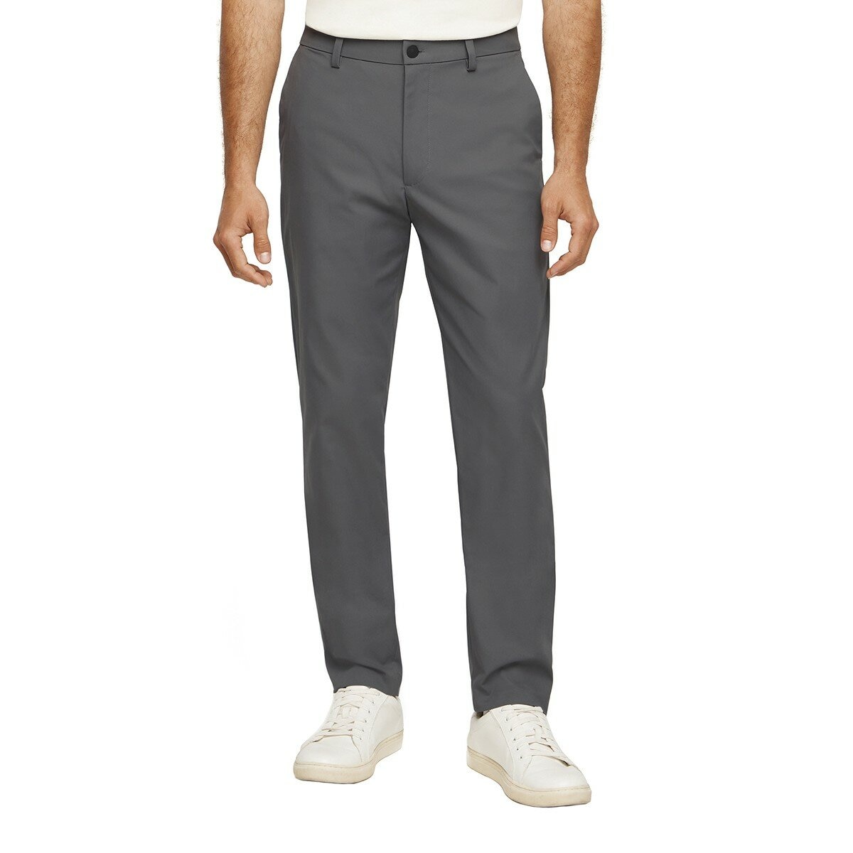 Banana Republic 男通勤彈性長褲 灰