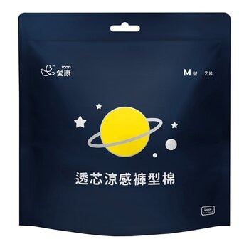 愛康 透芯涼感褲型棉 M 號 12包 X 24片