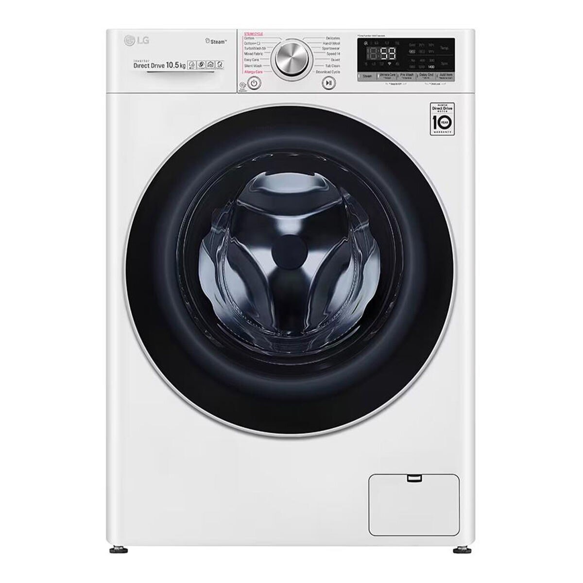 LG 10.5公斤 蒸洗脫滾筒洗衣機 WD-S105VCW + 10公斤 免曬衣乾衣機 WR-100VW