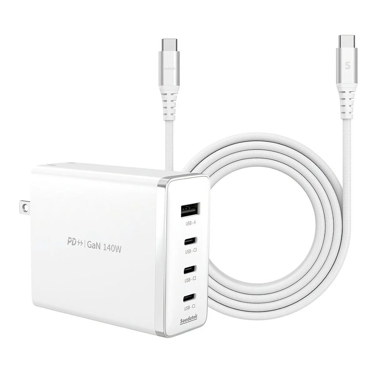 Soodatek GaN PD140W 氮化鎵急速充電 USB-C 套裝 商品圖 1