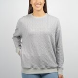 Jachs G. 女圓領長袖上衣 灰