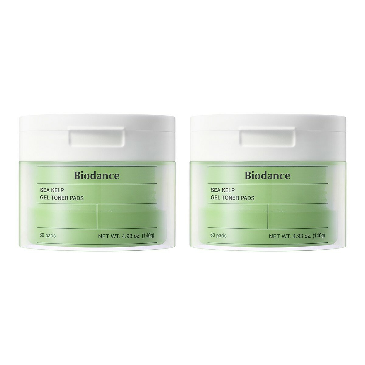 Biodance 清爽海藻舒緩凝膠棉片 60入 X 2盒