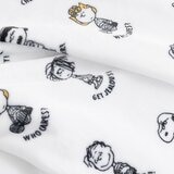 Peanuts 經典卡通舒適毯 152公分 X 177公分 白