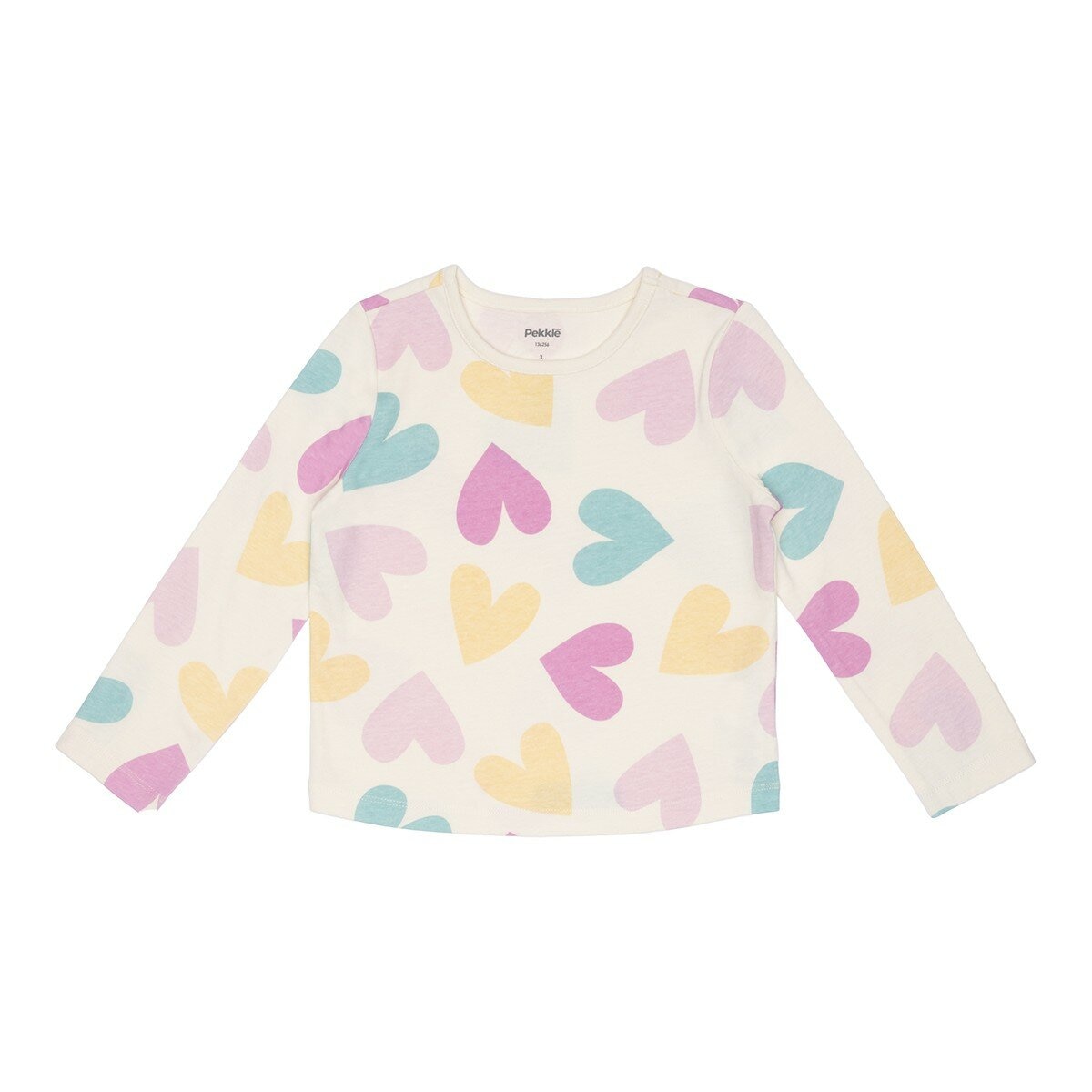 Pekkle 兒童長袖長褲四件套組 愛心