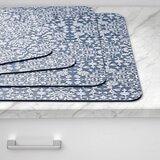 Creative Home 多用途吸水止滑墊 四入組 38公分 X 50公分 2入 + 50公分 X 76公分 2入 藍