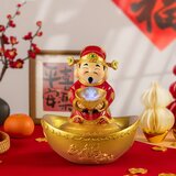 開運財神滾滾流水擺飾