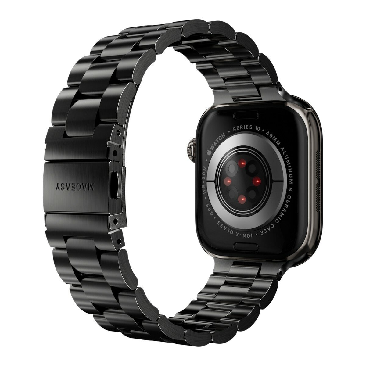 MAGEASY Noble 不鏽鋼鏈錶環 44/45/46/49公釐 黑色 MAGEASY Noble 不鏽鋼鏈錶環 44/45/46/49公釐 黑色