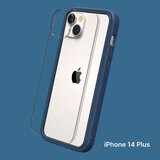 犀牛盾 iPhone 14 Plus MOD NX 防摔手機殼 + 9H 3D滿版螢幕玻璃保護貼 海軍藍