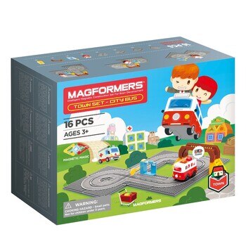 Magformers 磁性建構片-城市公車 Magformers 磁性建構片-城市公車