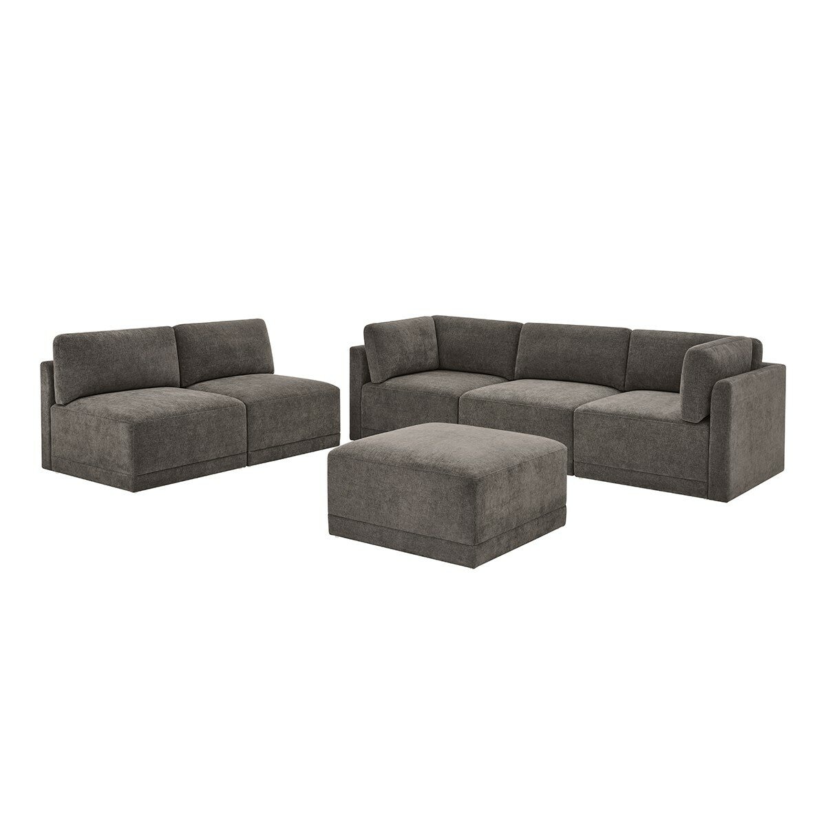 Thomasville 布面模塊沙發六件組