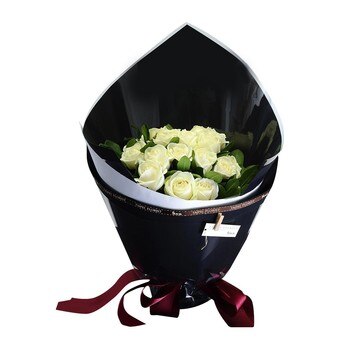 台北花苑唯愛花束18 朵白玫瑰 台北花苑唯愛花束18 朵白玫瑰