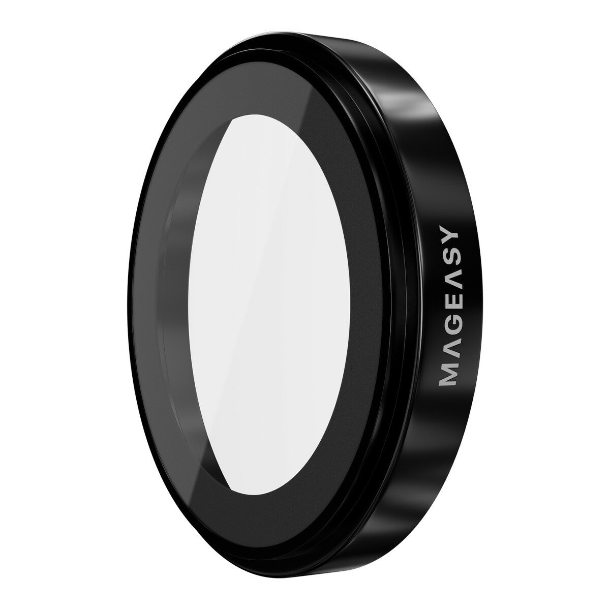 MAGEASY Bright M 不發黃軍規磁吸透明殼 iPhone Air (白磁圈) + 鏡頭保護貼Lenz + Vetro 9H 鋼化玻璃保護膜