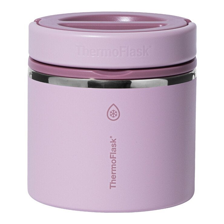 ThermoFlask 不鏽鋼真空食物燜燒罐 591毫升 X 2件組 淡粉+淡紫 ThermoFlask 不鏽鋼真空食物燜燒罐 591毫升 X 2件組 淡粉+淡紫