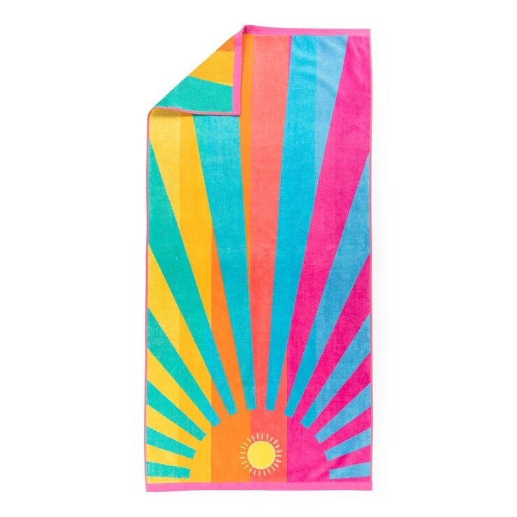 Sun Sational 純棉海灘巾 71公分 X 147公分 日落