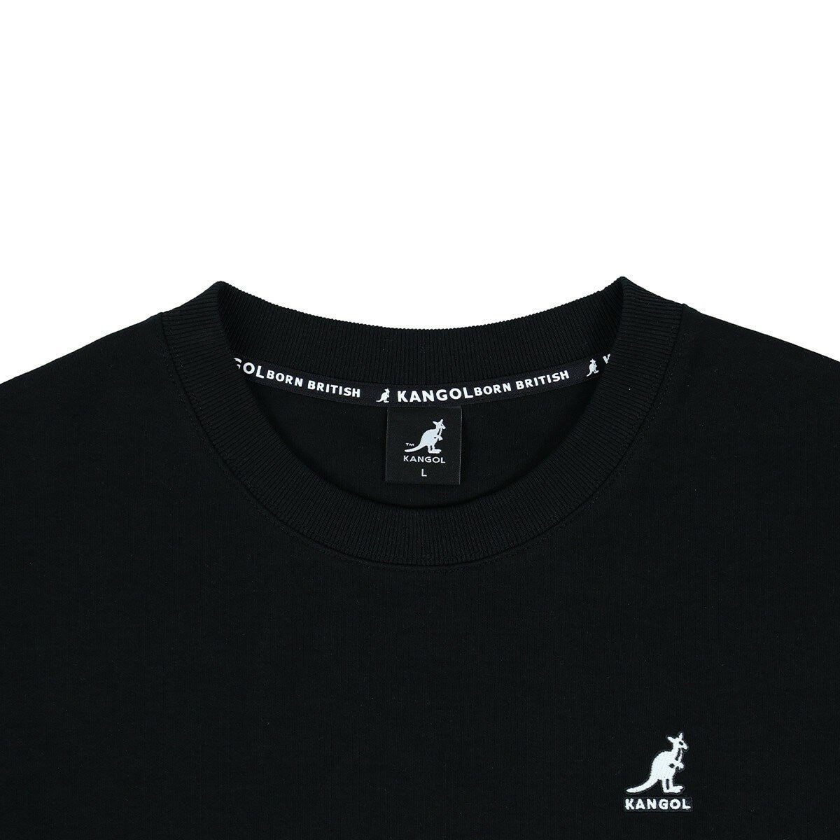 KANGOL 男長袖上衣 黑