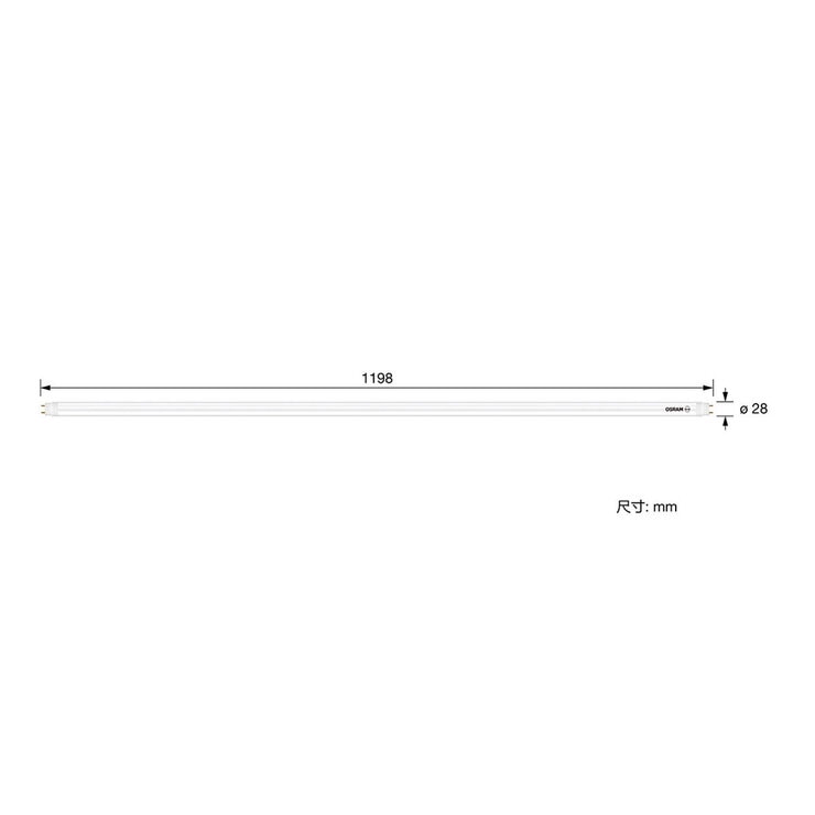 歐司朗 朗德萬斯 16W T8 LED 4呎雙端燈管 4入