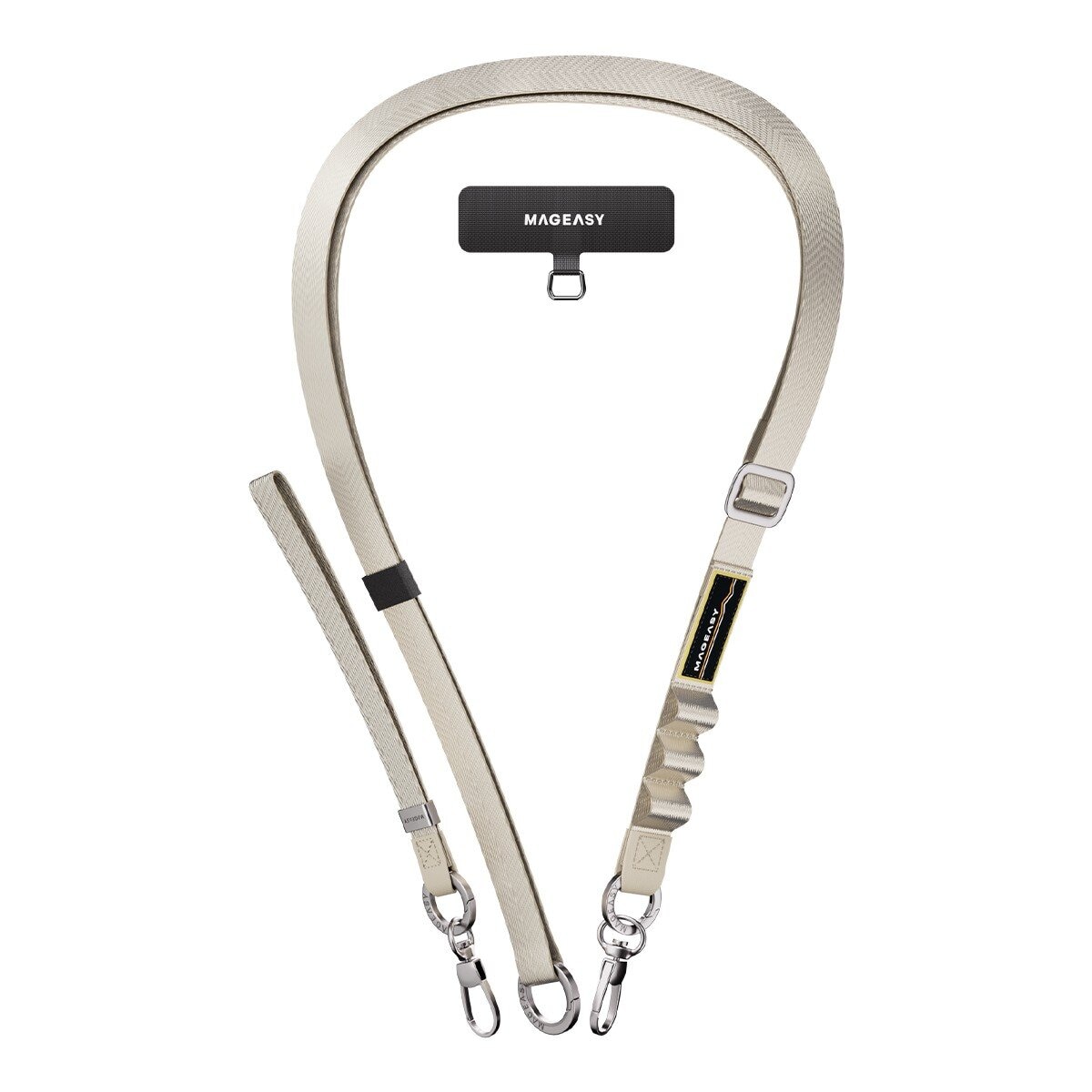 MAGEASY 2-in-1 Utility Strap 二合一掛繩 / 掛繩片組 20公釐 星光色