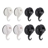 FECA 吸盤式黑白掛勾 X 8入組