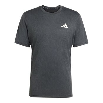 Adidas 男短袖運動上衣 黑 S