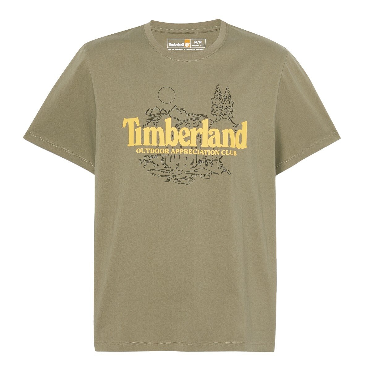 Timberland 男短袖上衣 綠色 S
