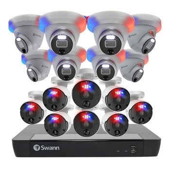 Swann 4K SwannForce IP攝影機 X 16 (8槍型+8半球型) + 16 通道NVR套裝 Swann 4K SwannForce IP攝影機 X 16 (8槍型+8半球型) + 16 通道NVR套裝