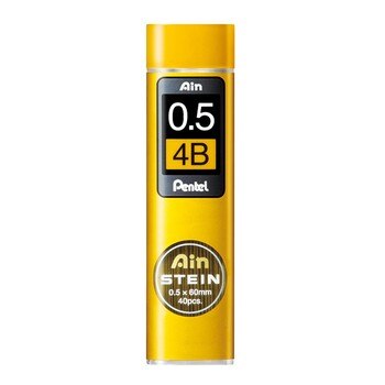 Pentel Ain Stein 自動鉛筆芯-4B 12入/組 Pentel Ain Stein 自動鉛筆芯-4B 12入/組