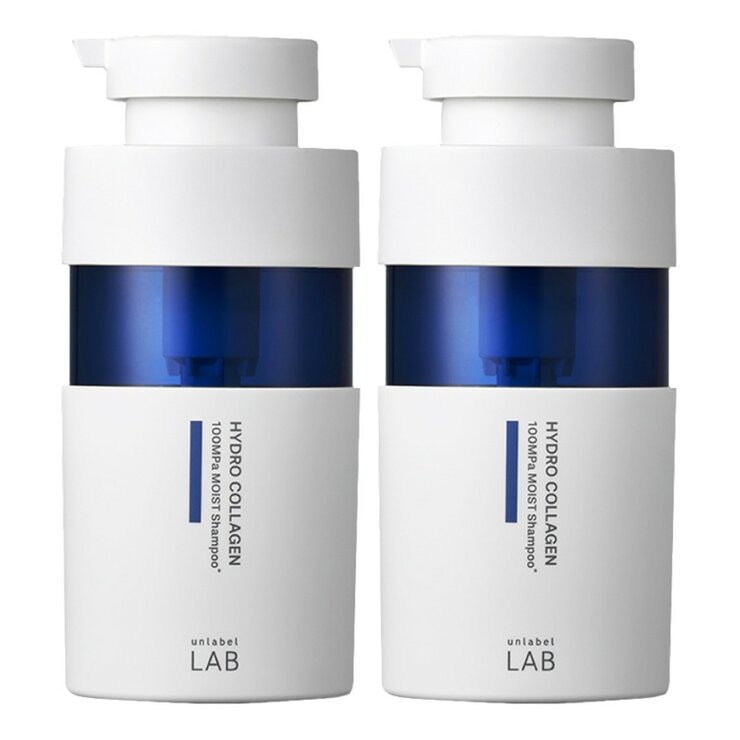 unlabel LAB 超直順逆襲炸毛膠原蛋白洗髮精 400毫升 X 2入