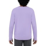 Fila 兒童圓領刷毛長袖上衣 紫