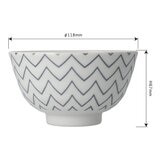 Minoyaki 日本製美濃燒飯碗 8件組 幾何 Minoyaki 日本製美濃燒飯碗 8件組 幾何