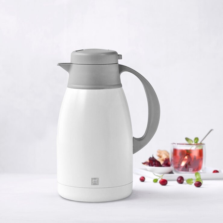 Zwilling 德國雙人 不鏽鋼真空保溫壼 1.5公升 白