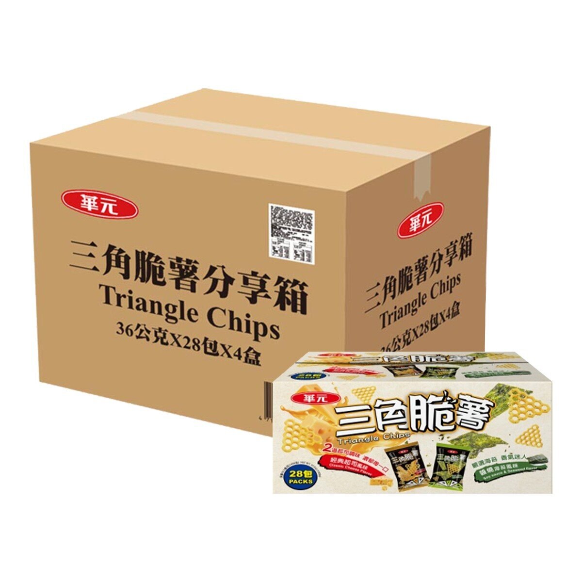 華元三角脆薯分享箱36公克x 28包x 4盒 Costco 好市多
