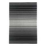 Korhani Studio 條紋地墊 60公分 X 90公分 X 0.7公分 黑