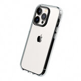 犀牛盾 iPhone 14 Pro Clear 透明防摔手機殼 + 9H 3D滿版螢幕玻璃保護貼 + 手機掛繩 草木綠