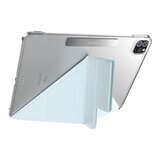 MAGEASY Facet 全方位支架透明背蓋保護套 iPad Pro 11吋 2022 M2 - 2018 & iPad Air 10.9吋 2022-20 天空灰