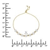 淡水珍珠手鍊 14K黃K金 6公釐-7公釐 淡水珍珠手鍊 14K黃K金 6公釐-7公釐