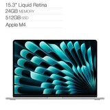 Apple 15吋 MacBook Air 搭配 Apple M4 晶片 10 核心 CPU 10 核心 GPU 24GB 512GB SSD 銀色