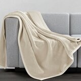 法蘭絨舒適毯 152公分 X 178公分 米白 法蘭絨舒適毯 152公分 X 178公分 米白