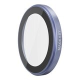 MAGEASY Bright M 不發黃軍規磁吸透明殼 iPhone 17 (白磁圈) + 鏡頭保護貼Lenz + Vetro 9H 鋼化玻璃保護膜