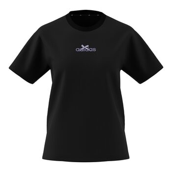 Adidas 女圓領短袖上衣