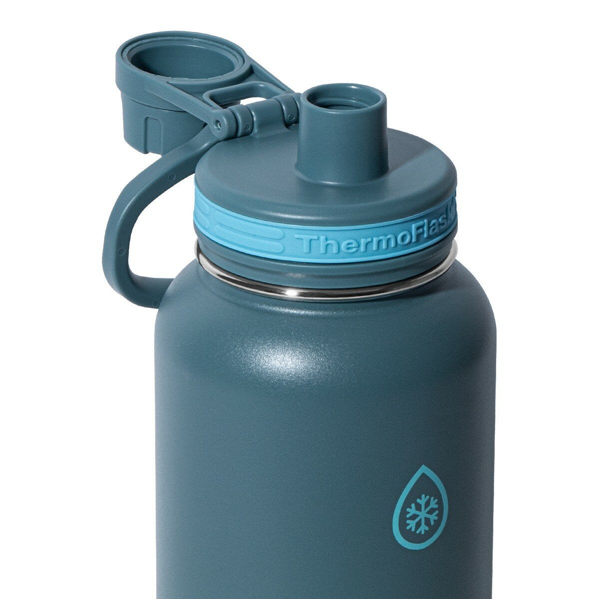 ThermoFlask 不鏽鋼保冷保溫瓶 1.2公升 X 2件組 靛藍+天空藍 ThermoFlask 不鏽鋼保冷保溫瓶 1.2公升 X 2件組 靛藍+天空藍