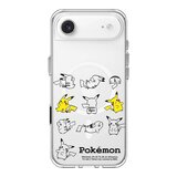 犀牛盾 iPhone 17 系列 Clear (MagSafe兼容) 抗黃化透明防摔手機殼 寶可夢 + 9H 抗藍光鋼化玻璃保護貼