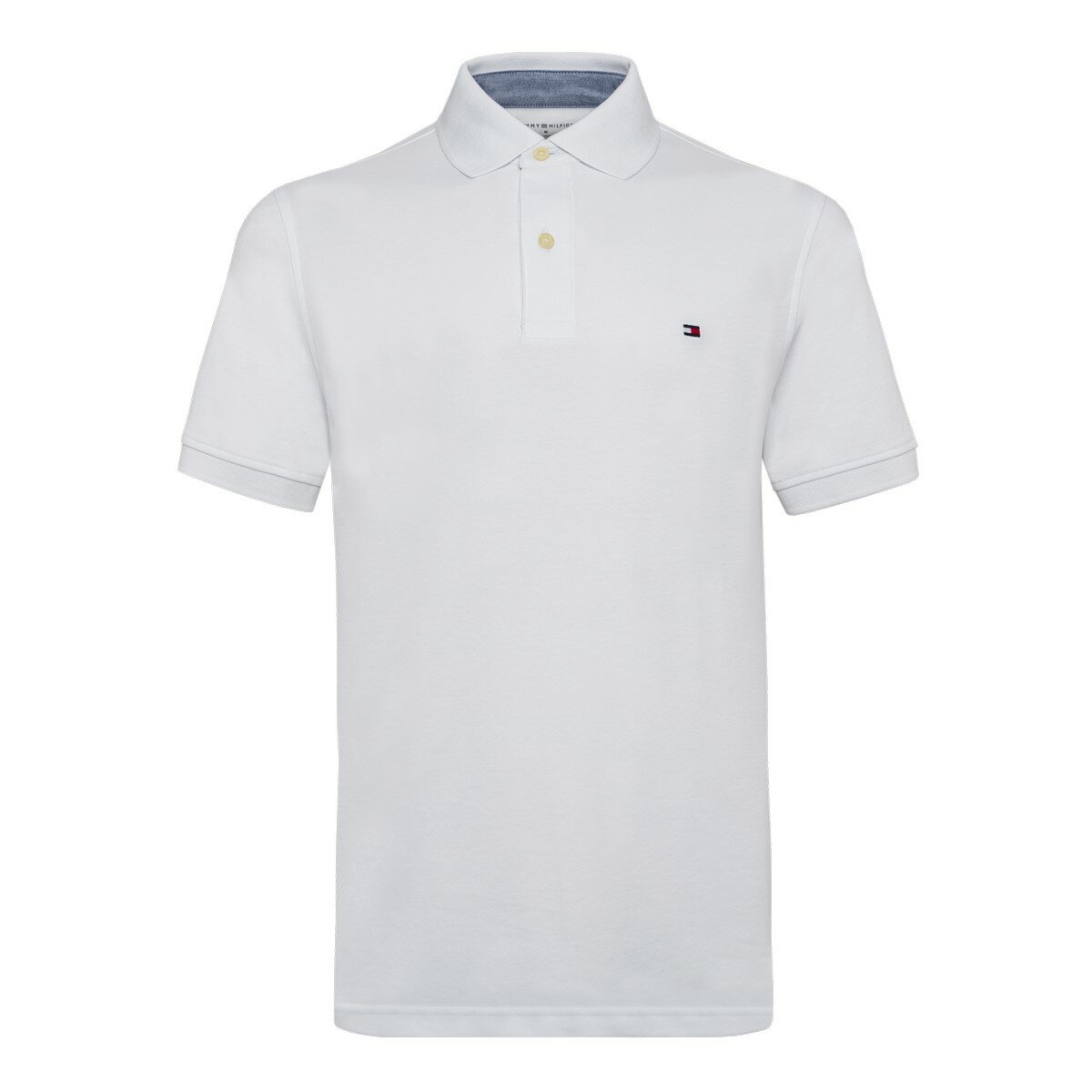 Tommy Hilfiger 男短袖Polo衫 白 Tommy Hilfiger 男短袖Polo衫 白