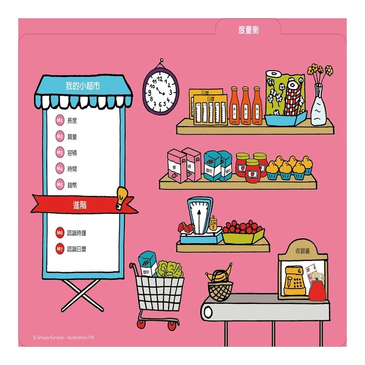 小朋友的心智圖數學課：導讀手冊＋50張腦力開發訓練圖卡，從圖像式理解+情境聯想中學習數字、算術、幾何圖形、測量方法