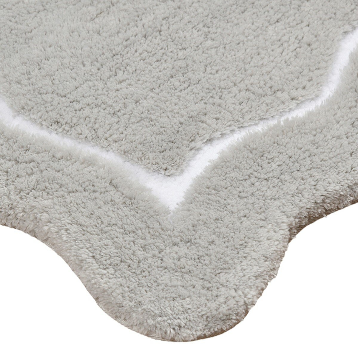 Riviera Home 花邊柔軟浴室地墊 2入 40公分 X 60公分 灰 Riviera Home 花邊柔軟浴室地墊 2入 40公分 X 60公分 灰