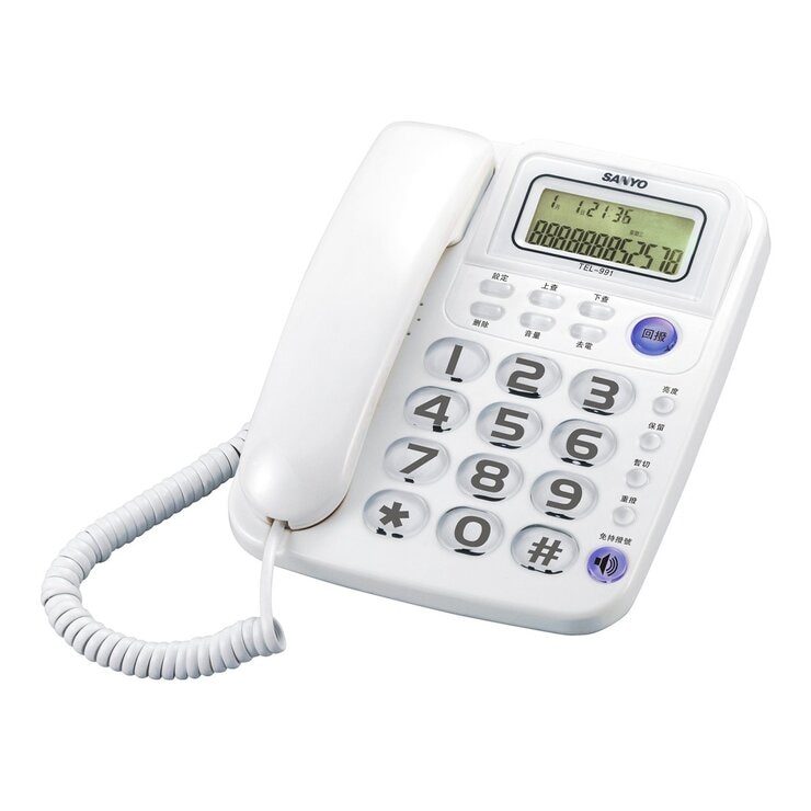 台灣三洋 有線電話機 TEL-991