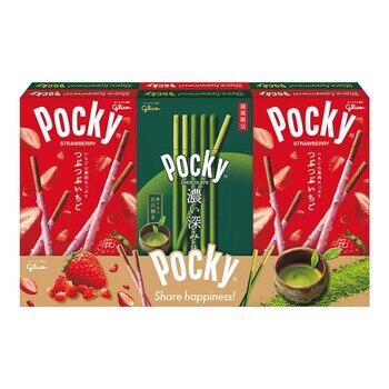 百奇 濃郁系草莓抹茶雙口味巧克力棒 327.6公克 百奇 濃郁系草莓抹茶雙口味巧克力棒 327.6公克