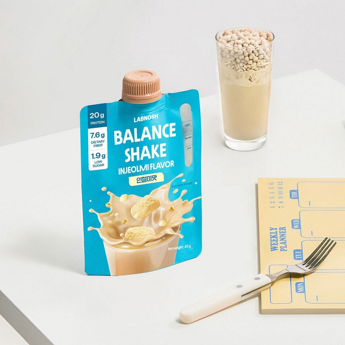 LABNOSH 蛋白奶昔沖泡飲 韓式打糕風味 45公克 X 14入